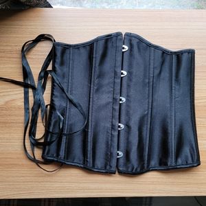 Black costume waist corset